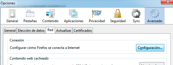 Redes FireFox