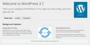 WordPress 3.7 disponible la próxima semana