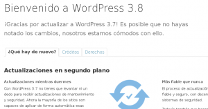 Problemas tras actualizar a WordPress 3.7