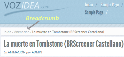 Implementar breadcrumbs en WordPress