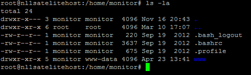 Terminal linux comando ls