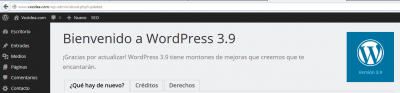 Actualización WordPress 3.9