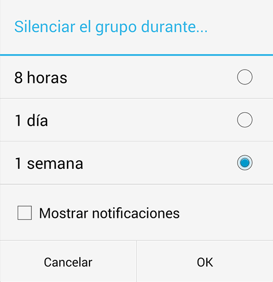 Cómo desactivar las notificaciones de grupos en WhatsApp