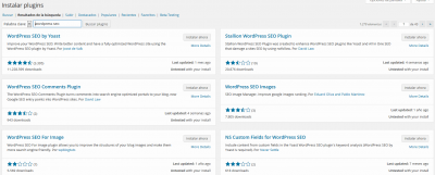 Nueva búsqueda de plugins en WordPress 4