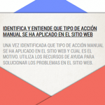 Acciones manuales Google