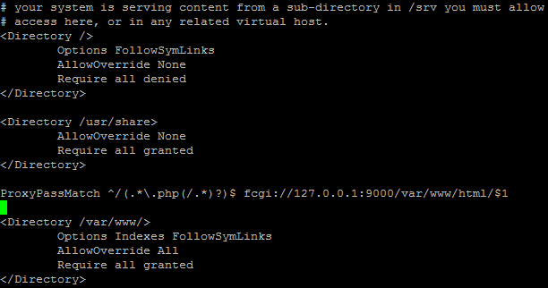 hhvm configuración con Apache