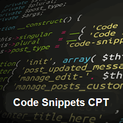 Aloja tus code snippets con WordPress