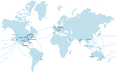 mapa de centro de datos de softlayer