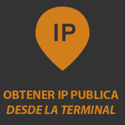 Averiguar IP pública desde la terminal