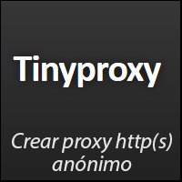 Crear un proxy HTTP con tinyproxy en Ubuntu 16.04