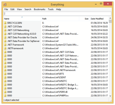 Everything Search Engine buscador de archivos para Windows