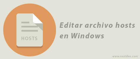 Cómo editar el archivo hosts en Windows