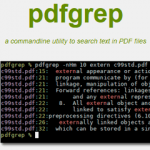 pdfgrep Linux