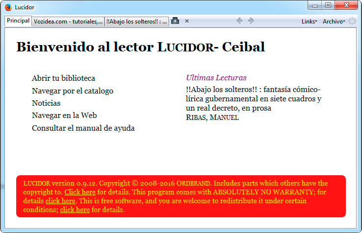 Lucidor, lector ebooks epub