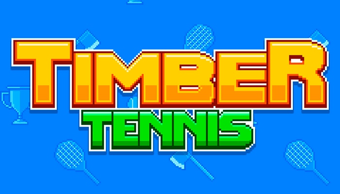 Timber Tennis, un juego retro de tenis divertido