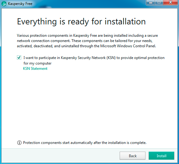 kaspersky gratis ksn