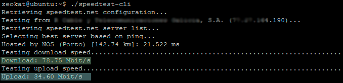 speedtest-cli