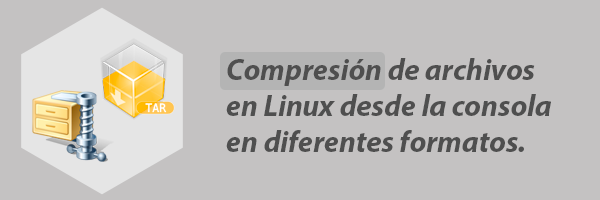 Compresión de archivos en Linux desde la consola