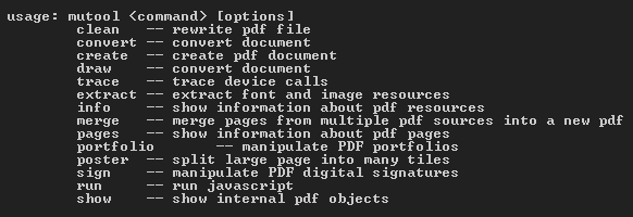 mutool mupdf