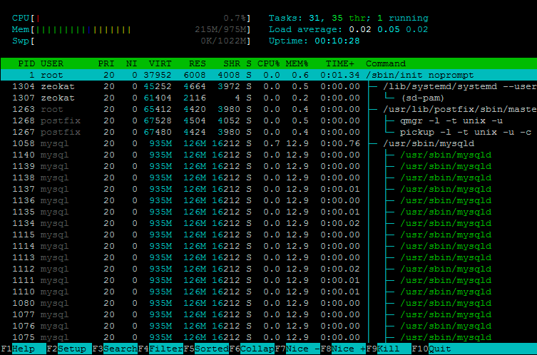 htop linux