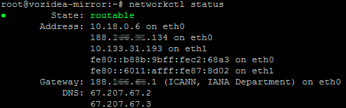 networkctl status ubuntu