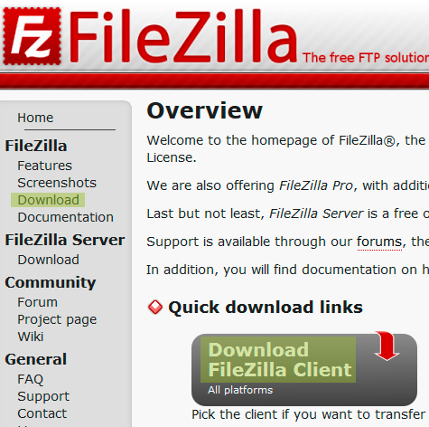 descargas filezilla