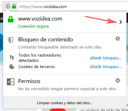 explorar certificado ssl firefox