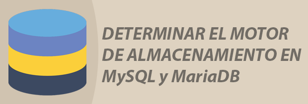 motor de almacenamiento mysql