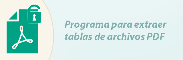 Como extraer tablas de archivos PDF